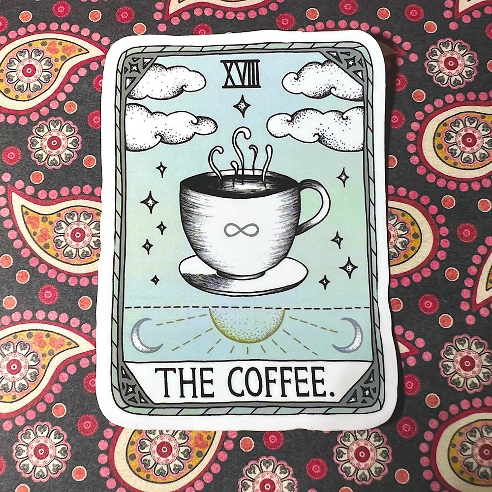The COFFEE Tarot Witchy Spiritual Light Worker Magick Occult Tarot Reader Fortu…